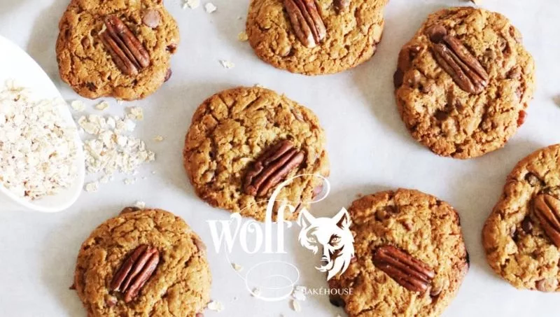 Pecan cookies by Milene Pereira at Wolf Bakehouse