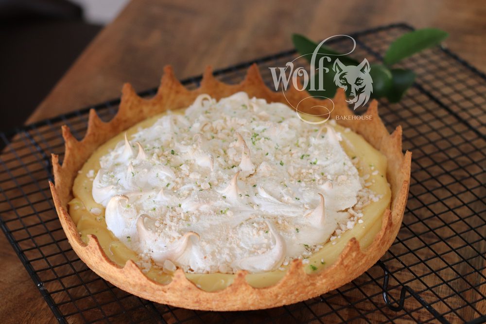 Citrus meringue pie by Milene Pereira at Wolf Bakehouse