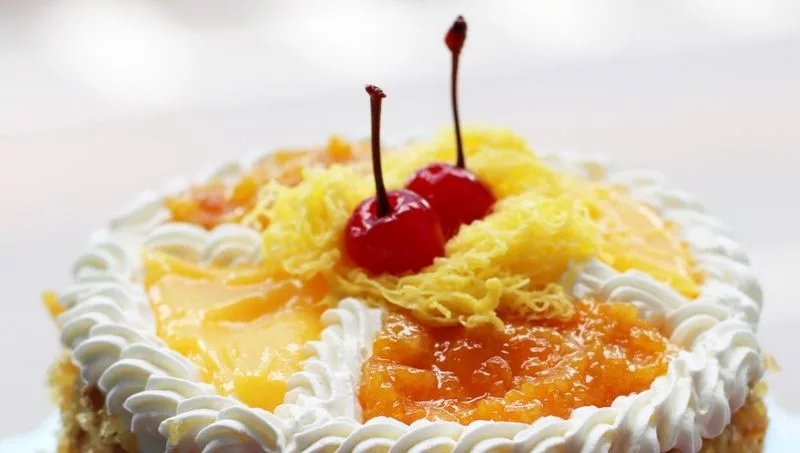 Tropical fruit cake by Milene Pereira at Wolf Bakehouse