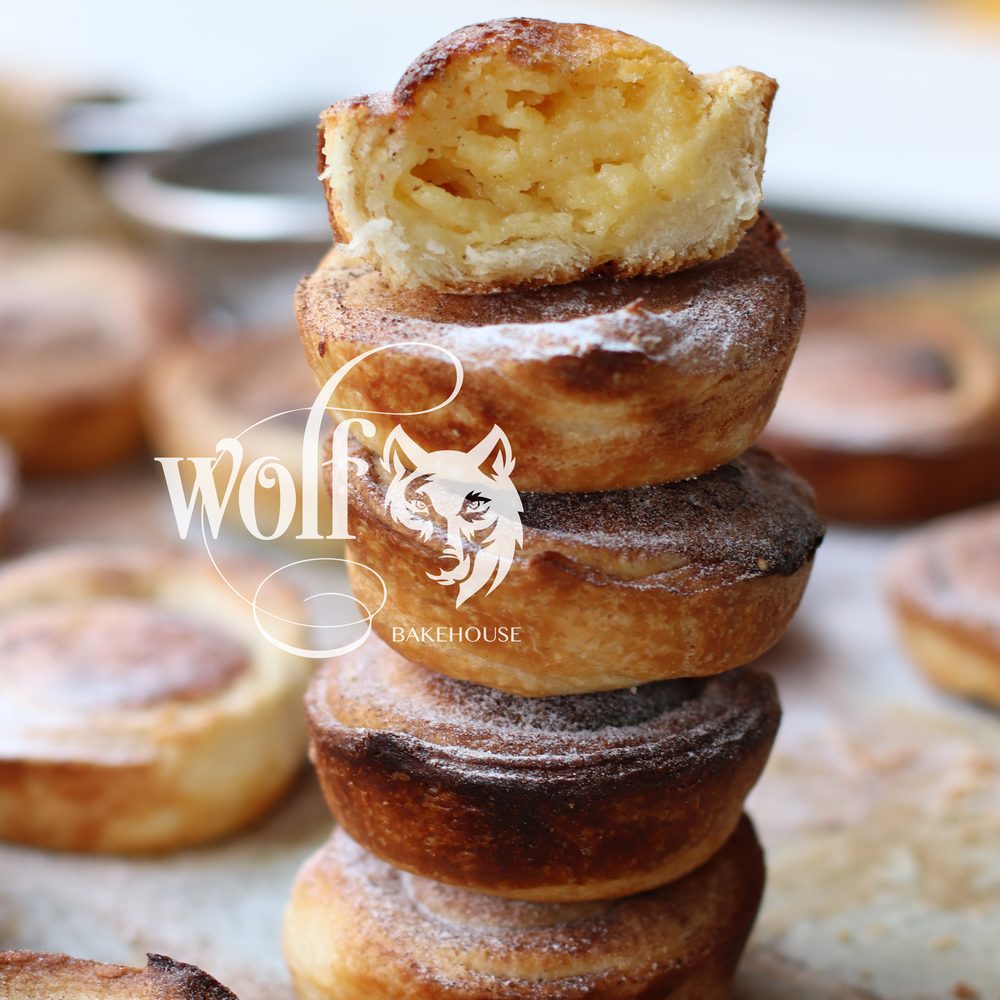 Pastéis de nata by Milene Pereira at Wolf Bakehouse