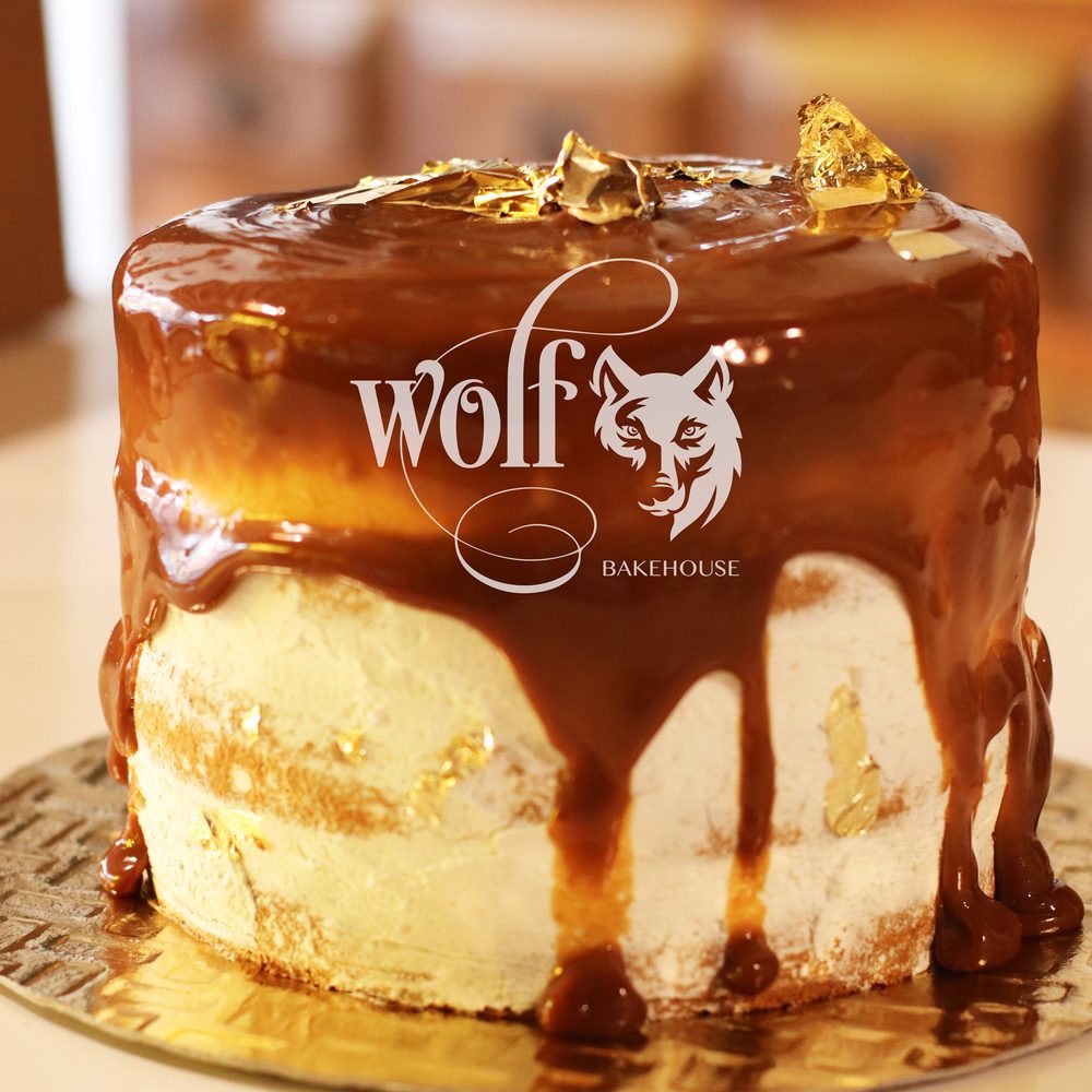 Dulce de leche drip cake by Milene Pereira at Wolf Bakehouse