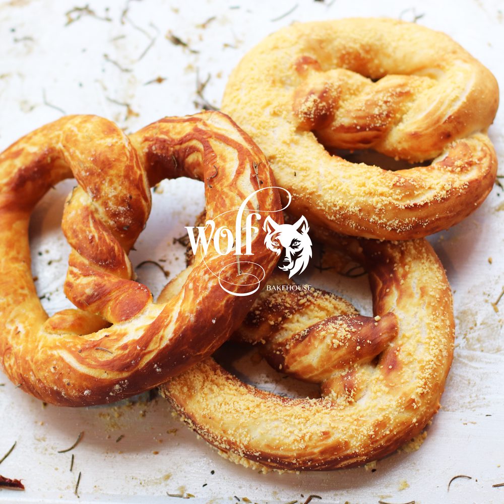 Soft pretzels by Milene Pereira at Wolf Bakehouse