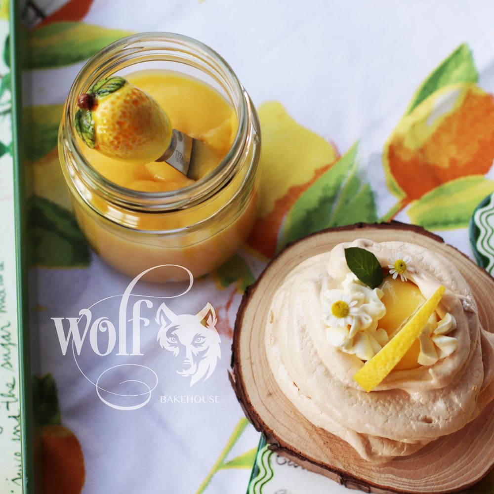 Lemon curd & meringue tartlet by Milene Pereira at Wolf Bakehouse