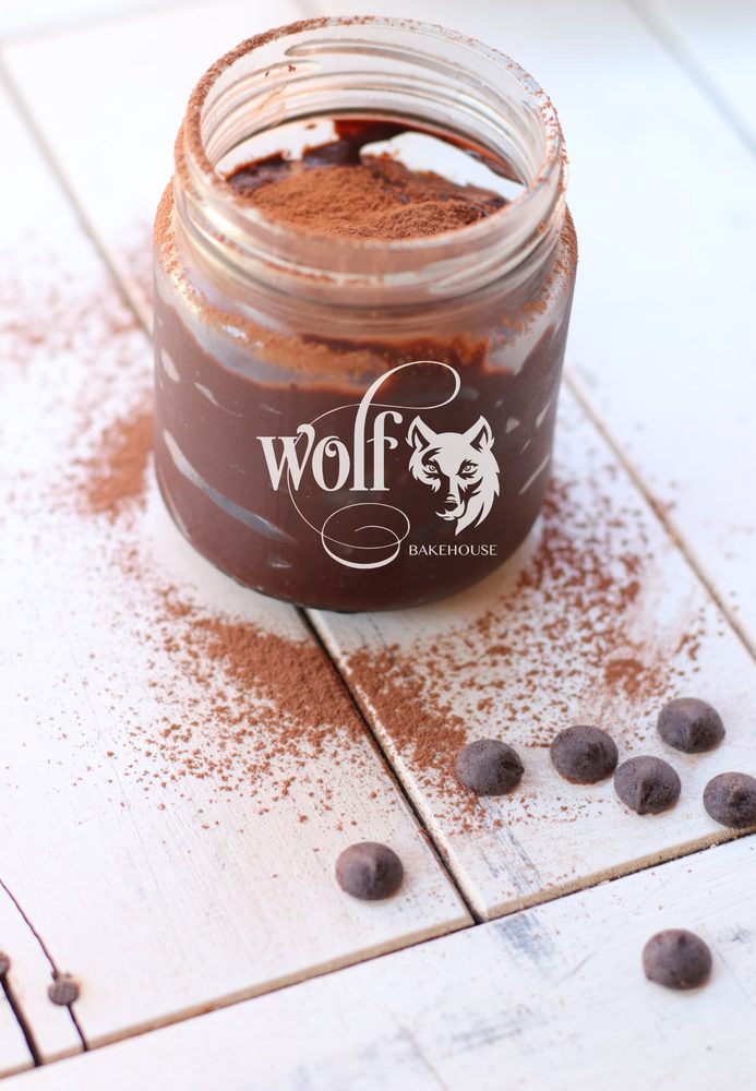 Chocolate mousse jar by Milene Pereira at Wolf Bakehouse