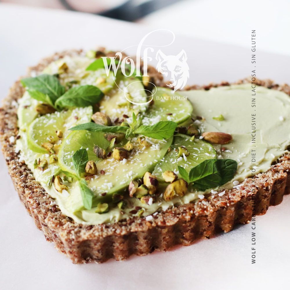 Key lime low-carb tart by Milene Pereira at Wolf Bakehouse